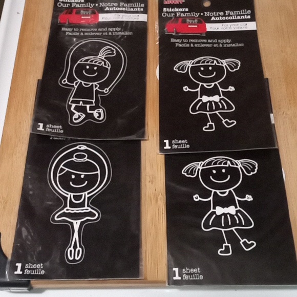 4 Family Car Decals - Picture 2 of 4